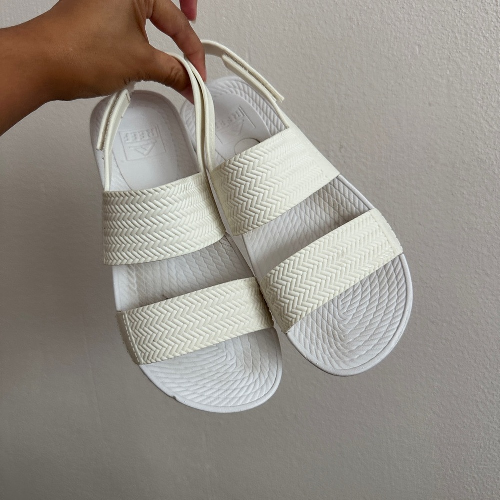 Reef Waterproof White Strappy Sandals